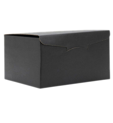 6 bootle black hamper box